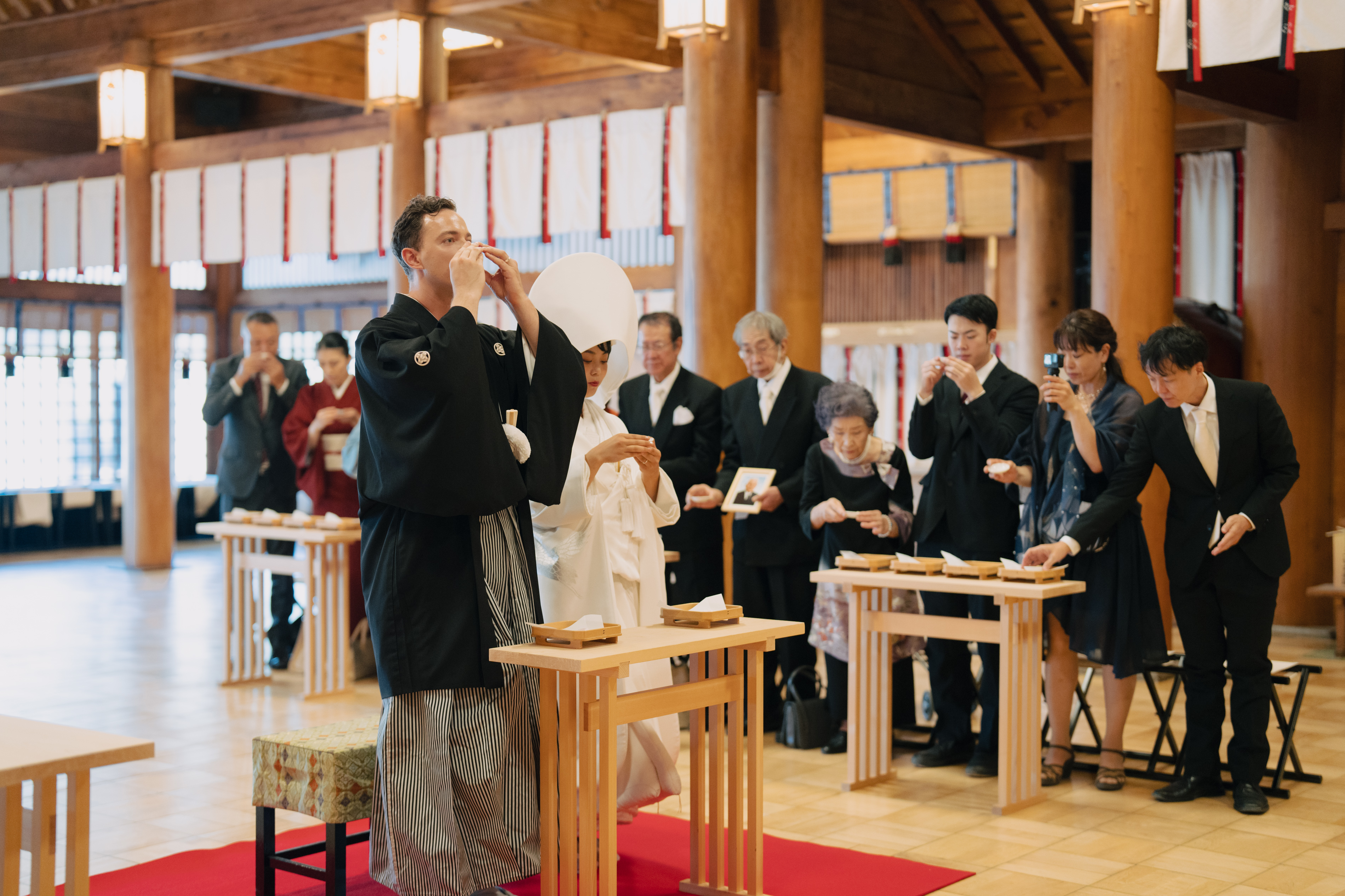 【2024年8月ウェディングレポート】国際結婚のカップル様の北海道神宮挙式♪